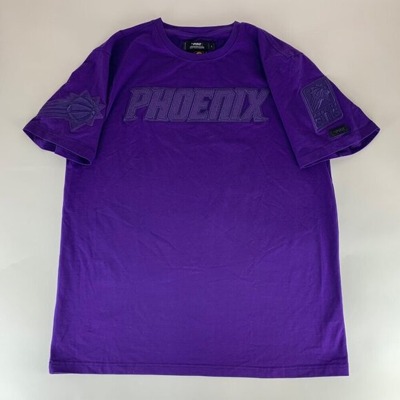 Phoenix Suns NBA Purple Pro Standard Patched Crewneck Shirt Mens Large - Picture 1 of 8